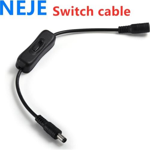 Maximum 12V/5A on/off switch cable for NEJE laser machine