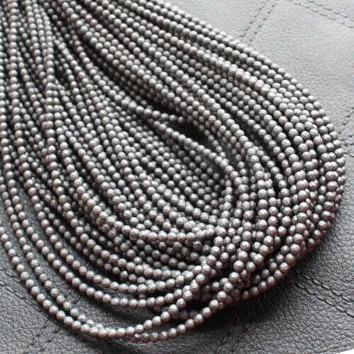 Frost Faceted Natural hematite Round Beads 15inch per strand 3mm/4mm, For DIY Jewelry Making,wholesale for all items