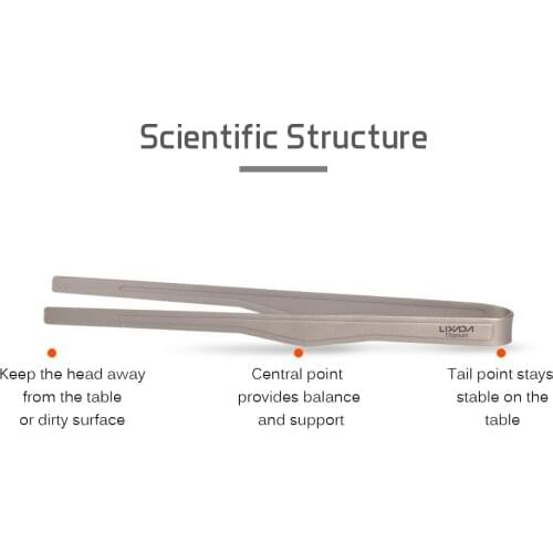 Lixada Titanium Tongs Clip BBQ Grilling Tool Lightweight Outdoor Camping Backpacking Hiking Cookware