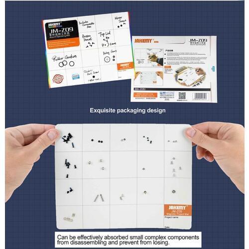 Magnetic Design Working Pad Mat Repair Tool Screw Sort Mat For Repairing Phone For iphone samsung Electronic Disassemble
