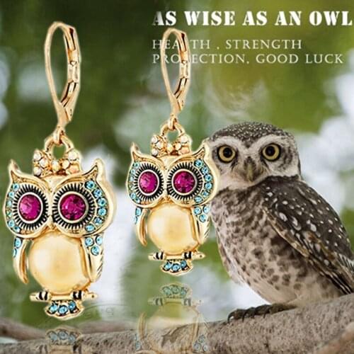 Trendy Personality Jewelry Accessories Halloween Jewelry Fashion Jewelry Dangle Exquisite Earrings Aesthetic Owl Accessories