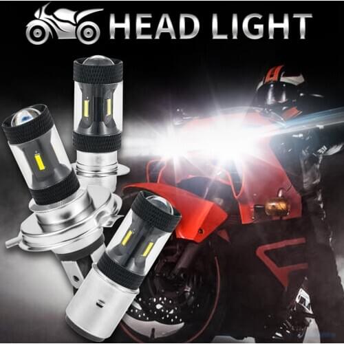 Motorcycle H6 BA20D LED Headlight Blubs with Fan 36W 6500K Moto Light Scooter Accessoire Motobike LED Head Lamp