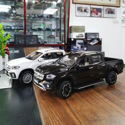 Norev 1/18 For Benz X-Klass Pickup Metal Diecast Car Model Kids Toys Boys Girls Gifts Collection Ornaments Display Black/White