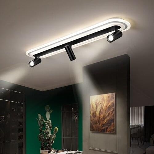 2021 new modern minimalist LED ceiling lamp living room background wall ceiling spotlight cloakroom bar aisle light