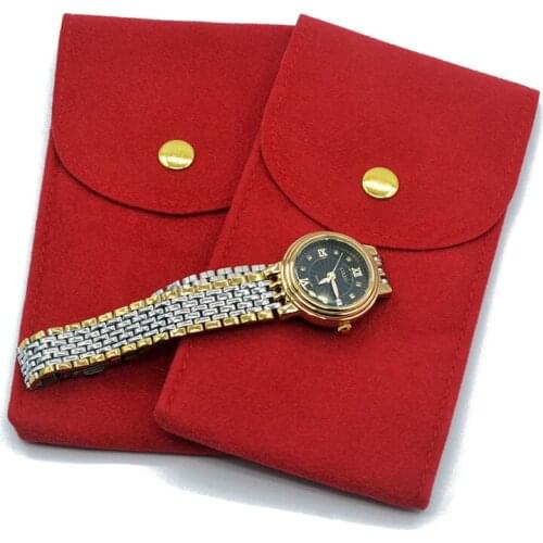 100pcs/lot) 2021 New arrival watch pouch bags velvet