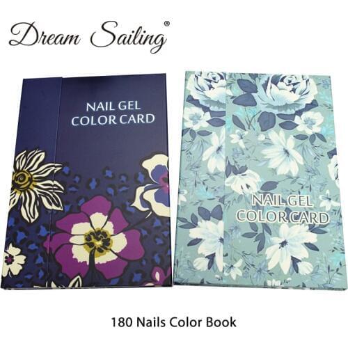 False Nail Color Book Color Display Nail Art Gel Polish Color Card Nail Color Chart Palette Varnish Practice Board Manicure Tool