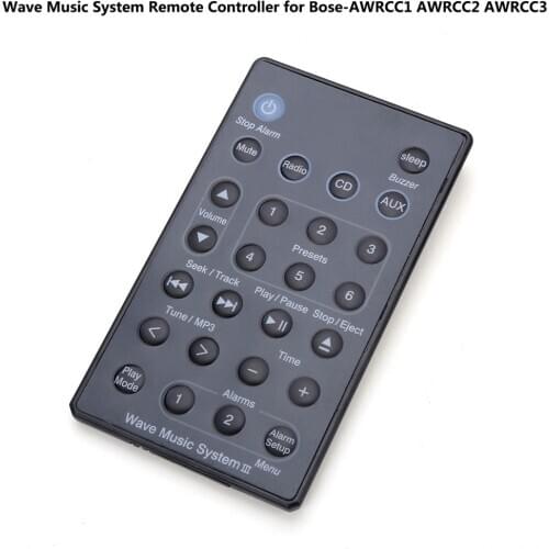 Plastic Wave Music System Remote Controller suitable for Bose-AWRCC1 AWRCC2 AWRCC3 Plastic Home Media Audio Control Replacement