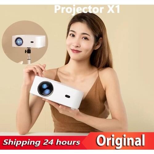 YOUPIN Wanbo X1 Portable Mini Home Projector Theater 1280*720P 4K Global Version Same Screen Version Projector For Home Office