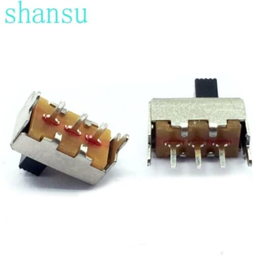 SS12F44G4 Toggle switch vertical Second gear 3 Pin SS12F44 Handle high=4mm 1P2T