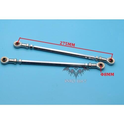 Universal 275mm 11" x 5/16 Tie Rod Steering Kit Set Go Kart Off Road Cart Parts Buggy ATV PRO BAT