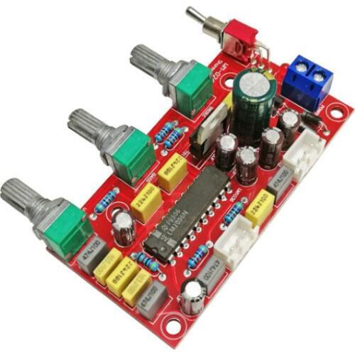 SOTAMIA LM1036 Preamp Tone Board HIFI Amplifier Preamplifier Volume Tone EQ Control Board Volume Adjustment For Audio Amplifiers