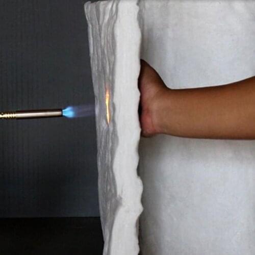 0.5x0.6m High Temperature 1260℃ Boiler Insulation Aluminum Silicate Needle Ceramic Fiber Insulation Cotton Refractory
