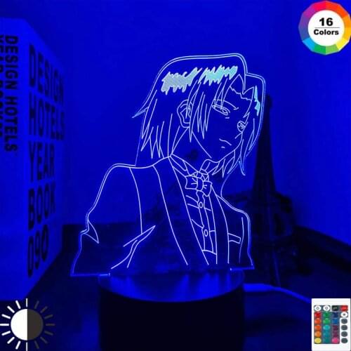 Anime Hunter X Hunter Feitan 3d Led Light for Bedroom Decor Nightlight Room Table Lamp Birthday Gift Acrylic Led Night Lamp Hxh