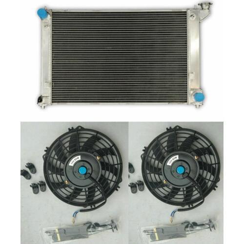Aluminum Radiator + Fans For 2005-2011 Toyota Scion TC 2.4L/2.5L I4 MT 06 07 08 09 2010