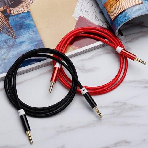3.5mm Jack Aux Cable 3.5 mm Male to Male Audio Cable Speaker Line Aux Wire Cord For Samsung Xiaomi MP3 Headphone Car
