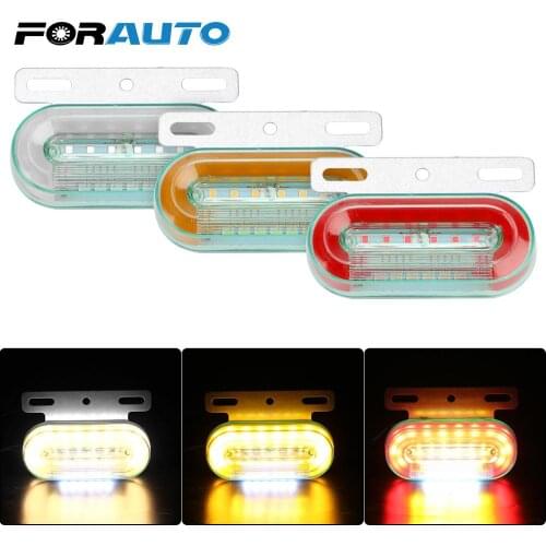 Car Truck Side Marker Light Signal Indicator 3 Modes Warning Taillight Truck Guide Light 12V Car Trailer Lorry External Lamp