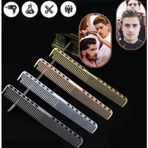 BellyLady Durable Stainless Steel Antistatic Comb Professional Hair Salon Hairdressing Comb Hair Styling Tools