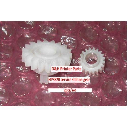Free Shipping New Compatible Service Station Gear Cleaning Gear for HP 3820 2pcs/set