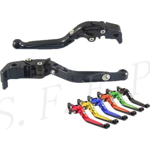 CNC Aluminum Folding Extendable Adjustable Brake Clutch Levers For Suzuki GSR750/GSX-S750 2011-2018