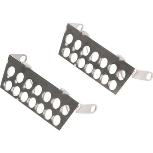 For MN86S MN86KS MN86 MN86K MN G500 2Pcs Metal Front & Rear Chassis Armor Protector Plate 1/12 RC Car Upgrade Parts