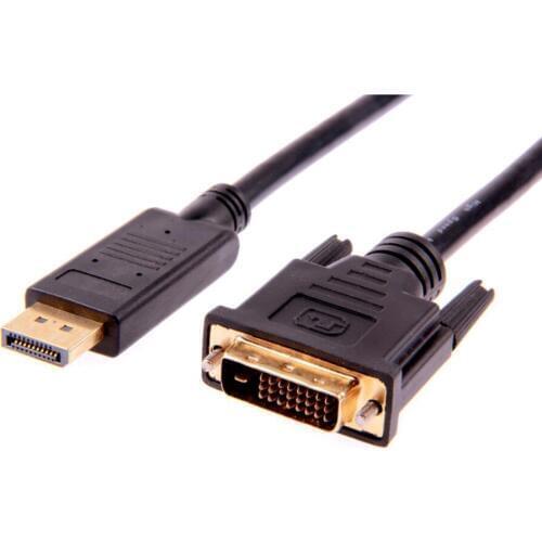 1.8M DP to DVI Cable Displayport DP Male to DVI Male M M Adapter Connector Cable for PC Notebook HDTV Projector