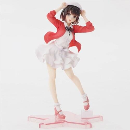 Kawaii How To Raise Her Dull Japan Anime Action Figure PVC Toy 20cm Cute Megumi Kato Sexy Doll Room Decor Birthday Gift for Boys
