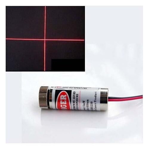 Customized 650nm 5mW Red Cross Line Laser Module Adjustable Thickness Red Line Laser Marking Module