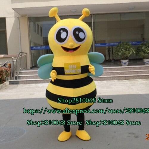 Hot Sale 18 Style Bee Mascot Costume Cartoon Game Role Playing Fancy Dress Advertisement Carnival Fun Birthday Party Gift 1194