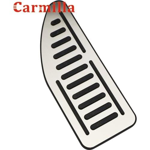 Carmilla Car Pedal Cover for Jeep Compass 2th 2017 - 2021 Renegade 2014 - 2021 Accessories Foot Rest Pedals Pad Sticker