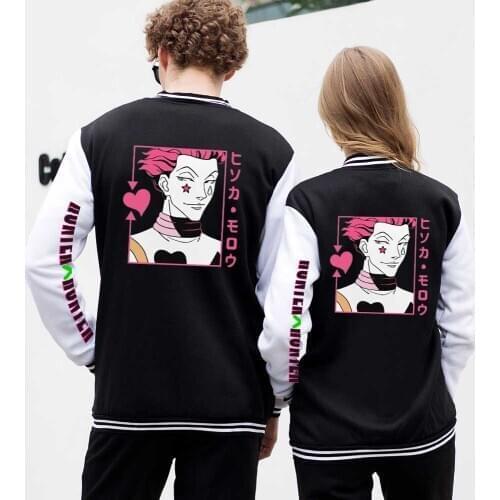 2020 new Anime Hunter X Hunter cosplay Hoodie coat Killua Leorio Kurapika Gon Hisoka costume Streetswear jacket Tops men