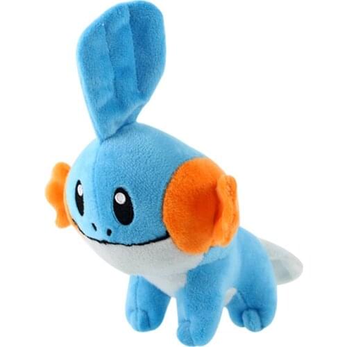 1pcs 14cm Takara Tomy Pokemon Mudkip Plush Toys Soft Stuffed Animals Doll Gifts for Children Kids
