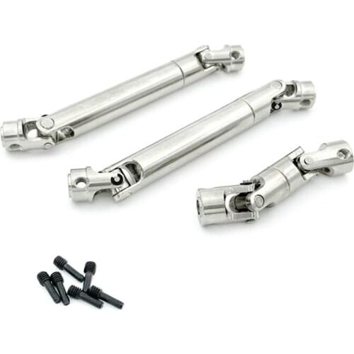 Drive Shaft For Redcat GEN8 1/10 RC Crawler Car Upgrade Parts 3Pcs Metal Drive Shaft & Transfer Case Drive Shaft Accessories