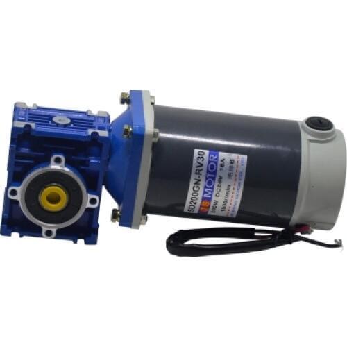 DC12V/24V 200W 5D200GN-NMRV DC gear motor worm gear gearbox high torque gear motor/mechanical equipment/conveyor belt/DIY motor