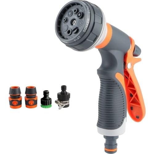 Gardening Household Hose Sprayer Watering Nozzle With 1/2in Connector Set Garden Supplies Watering Sprinklers For Gardening