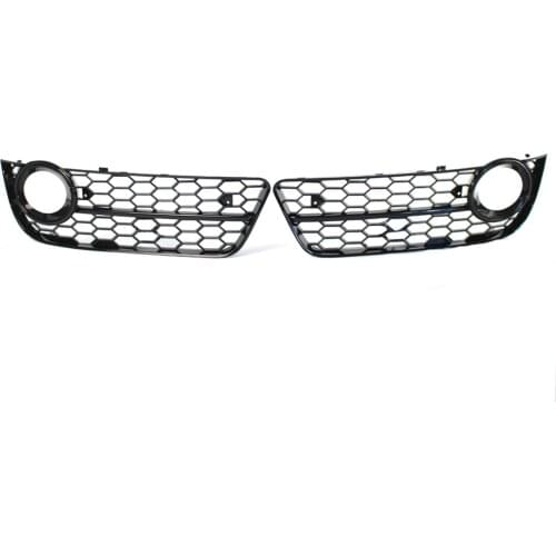 Fog Light Mesh Grill Cover for Audi A5 Coupe/Sportback 2008-2011 A5 Cabriolet 10-11 Morden Style Front Bumper Grill