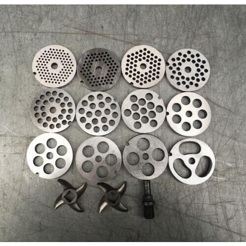#22 Type Replaceable Meat Grinder Plate Hole 3-20mm Meat Mincer Plate Perforated Strainer Manganese Steel Chopper Disc