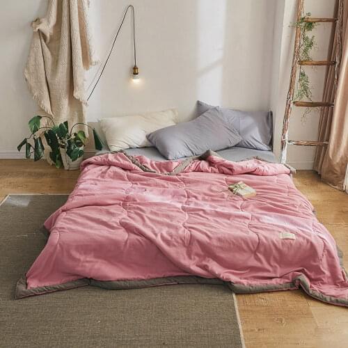 Towel Quilt Blanket Summer Air Condition Thin Comforter Quilting Bedsrpread Coverlet Queen King Double Bed Cover Bedding Grey