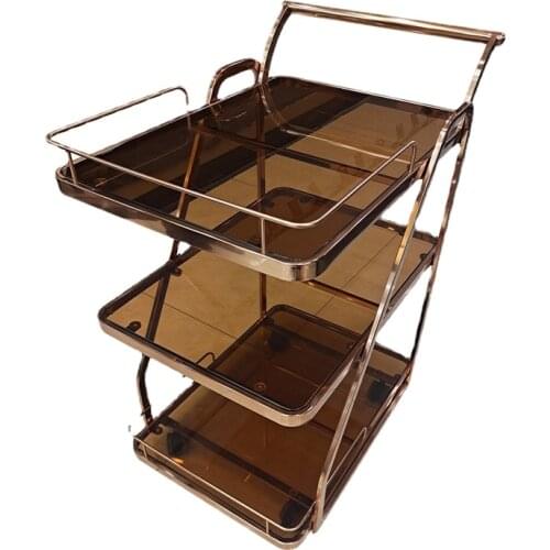 Serving Cart Hotel Movable 3 Tier Banquet Multipurpose High Quality Kitchen Trolley