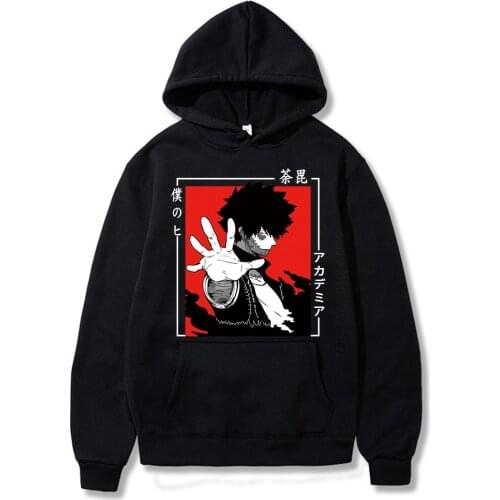 Harajuku Hoodie Men Hoodie My Hero Academia Hoodies Sweatshirt Dabi Printing Pullover Streetwear Men Hip Hop Hoodies