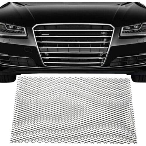 33x100cm Universal Durable Aluminum Car Grille Section Mesh Net Car Accessories Exterior