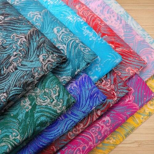 Brocade jacquard fabric for sewing cheongsam and kimono material for DIY clothing fabrics