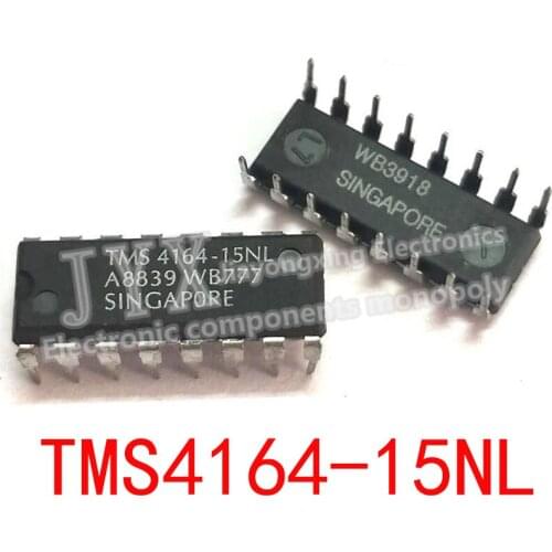 10pcs/lot TMS4164 TMS4164-15NL DIP TMS4164-12NL TMS4164-10NL DIP16 TMS4164-20NL 4164 DIP-16