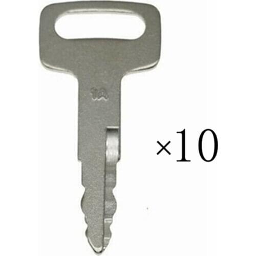 10pc Heavy Equipment Key KEY00-GB01A 1A For Nissan Forklift
