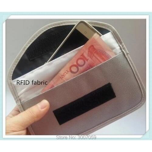 108cm x 500 cm nickel copper Electromagnetic rfid shielding fabric for bag lining