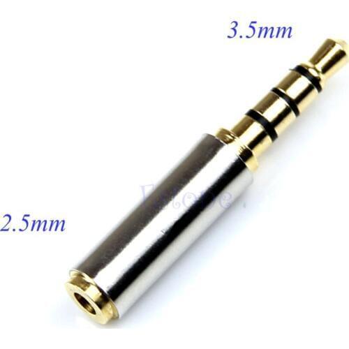 3.5mm Male to 2.5mm Female Plug Stereo Audio Earphone Jack Adapter Converter