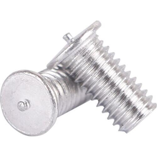 5pcs M8 stainless steel home improvement machinery welding screw flat head welding point screws 10~20mm length