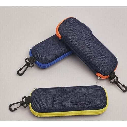 1Pc Portable Eyewear Cases Cover Sunglasses Hard Case Protector Lanyard Eyeglass Zipper For Women Glasses with Men Box Case X4C0