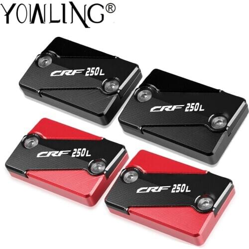 For HONDA CRF 250L 2012-2020 2019 2014 CRF250L CNC Aluminum Motorcycle Front Brake Fluid Cap DIRT BIKE reservoir Cover