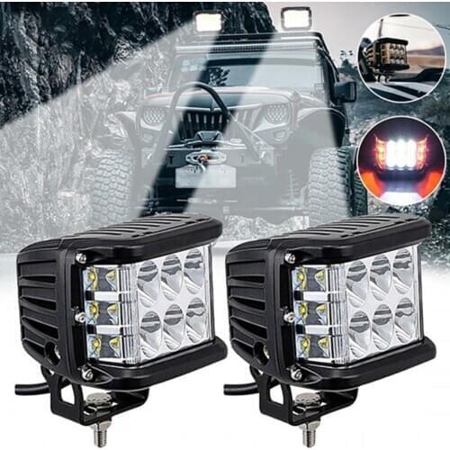 3.75" Dual Side Shooter Dual Color Strobe LED Pods for Truck ATV Boat Car Car Styling