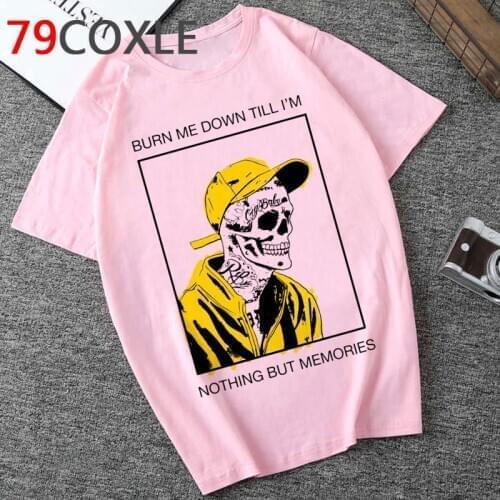 Lil Peep Cry Baby Funny Cartoon Tshirt Men Aesthetic Hip Hop Style T-shirt Graphic Fashion Anime T Shirt Streetwear Top Tee Male